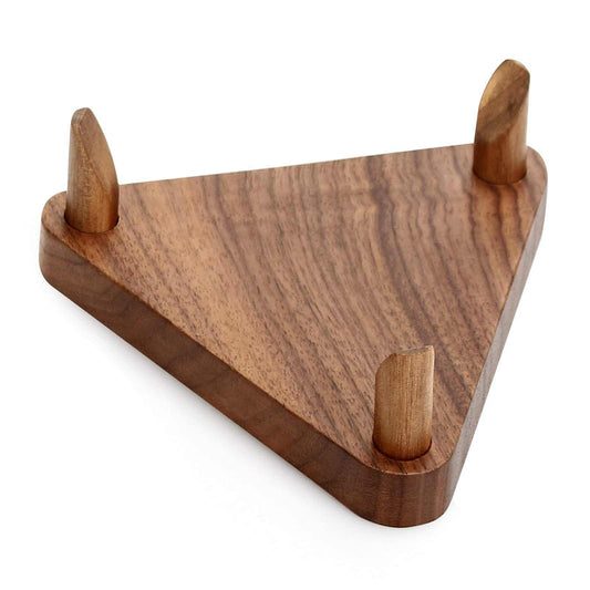 wooden ball stand holder display stand