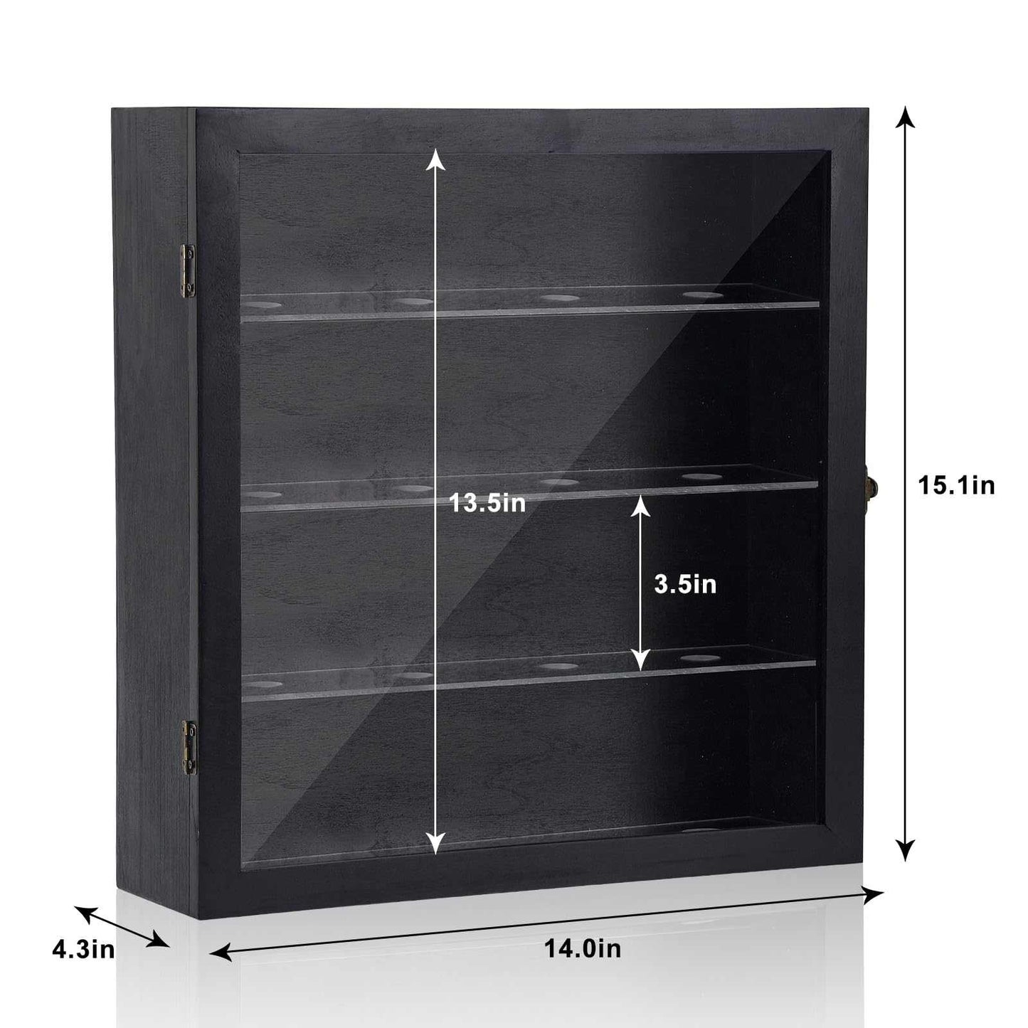 LED Clear Acrylic Baseball Display Case | UV Protected Wall-Mounted Holder for Autographed Memorabilia and Collectibles